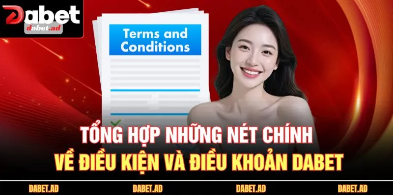 Tổng hợp những nét chính về điều kiện và điều khoản DABET